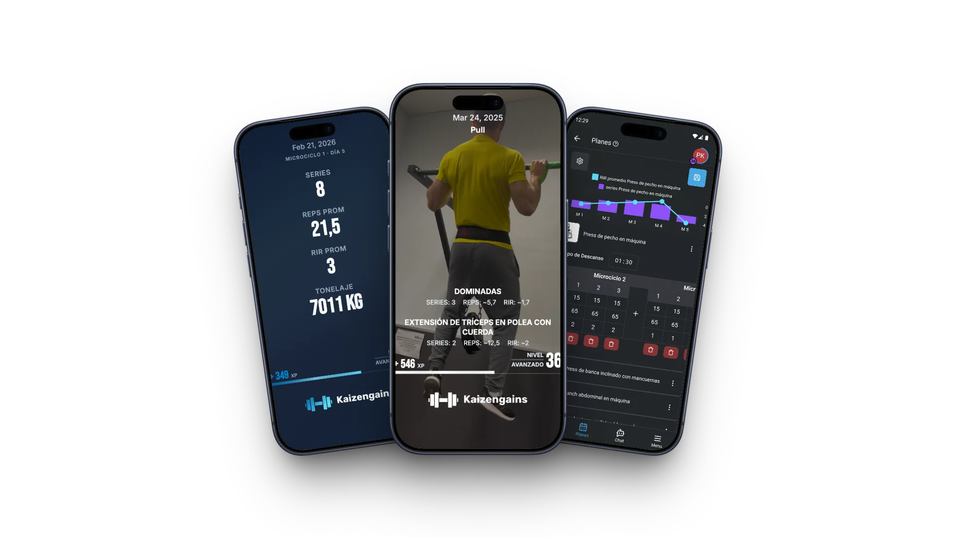 Overlay de estadísticas de entrenamiento